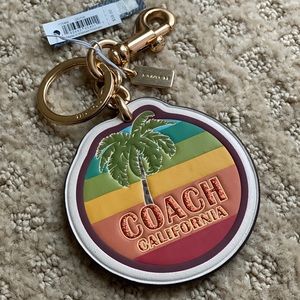 Coach key chain/bag charm